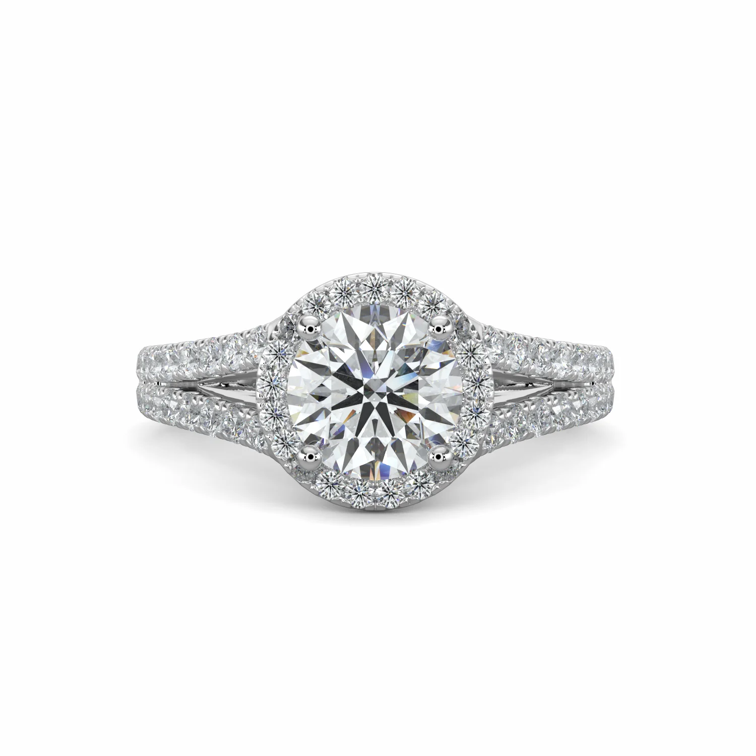 Halo Engagement Ring