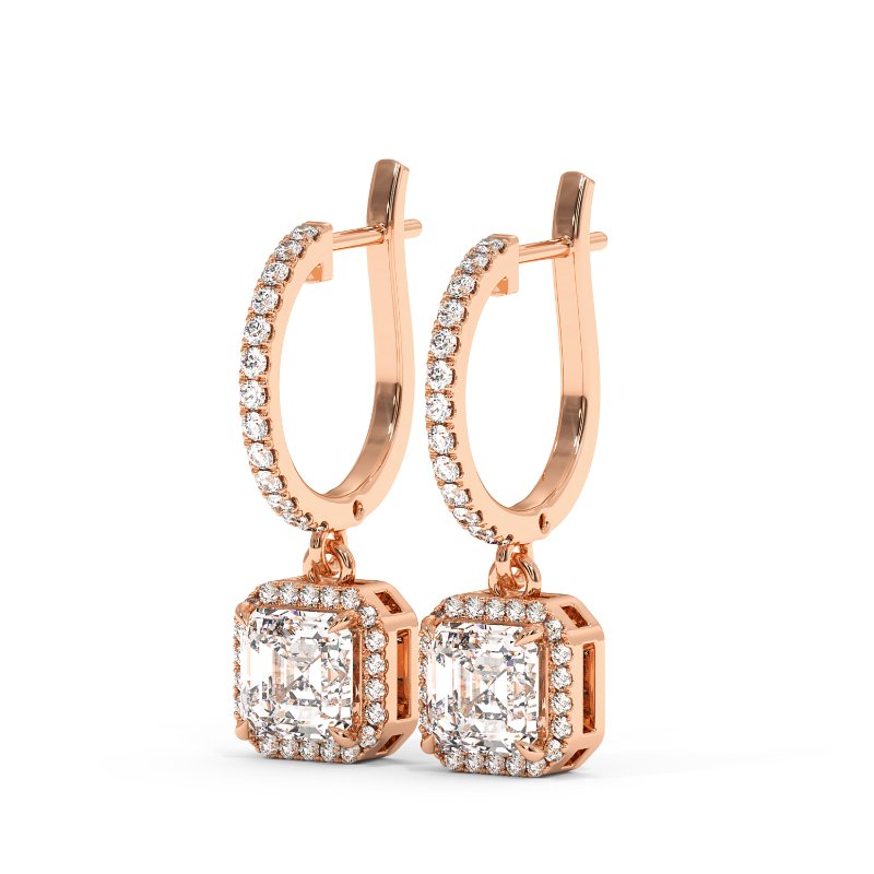 9K Rose Gold Helena Earrings