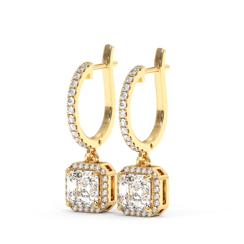 9K Yellow Gold Helena Earrings