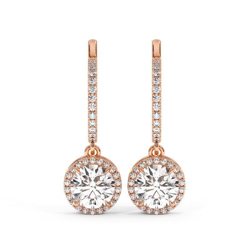 9K White Gold Helena Earrings