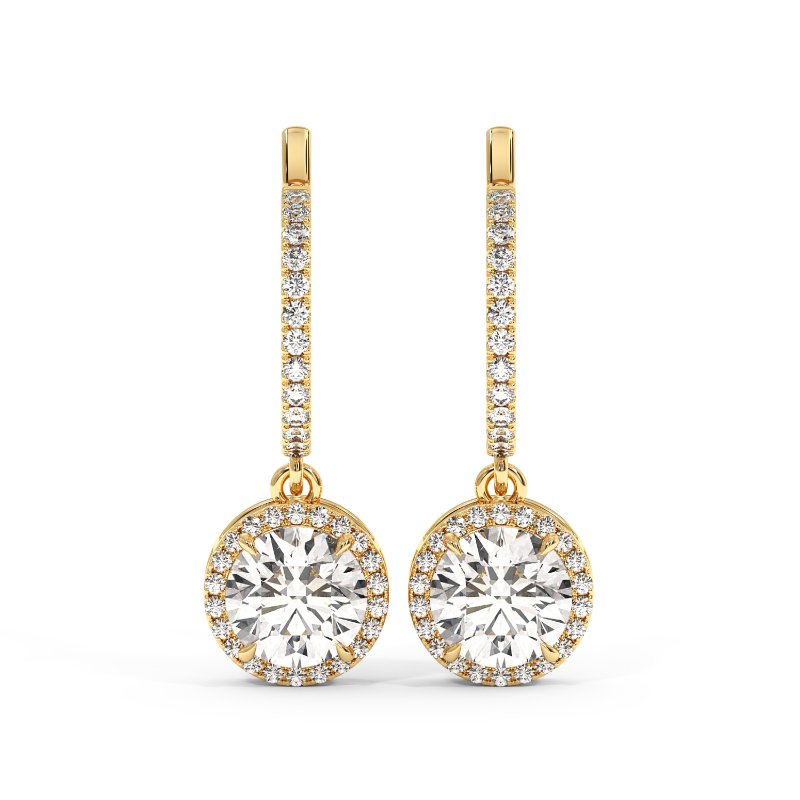 9K White Gold Helena Earrings