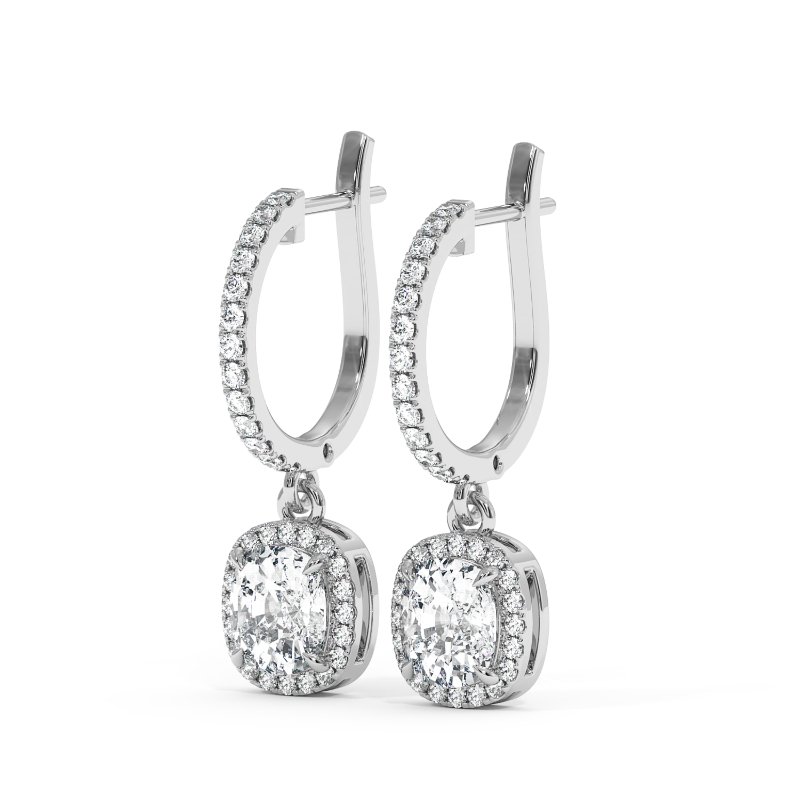 Platinum Helena Earrings
