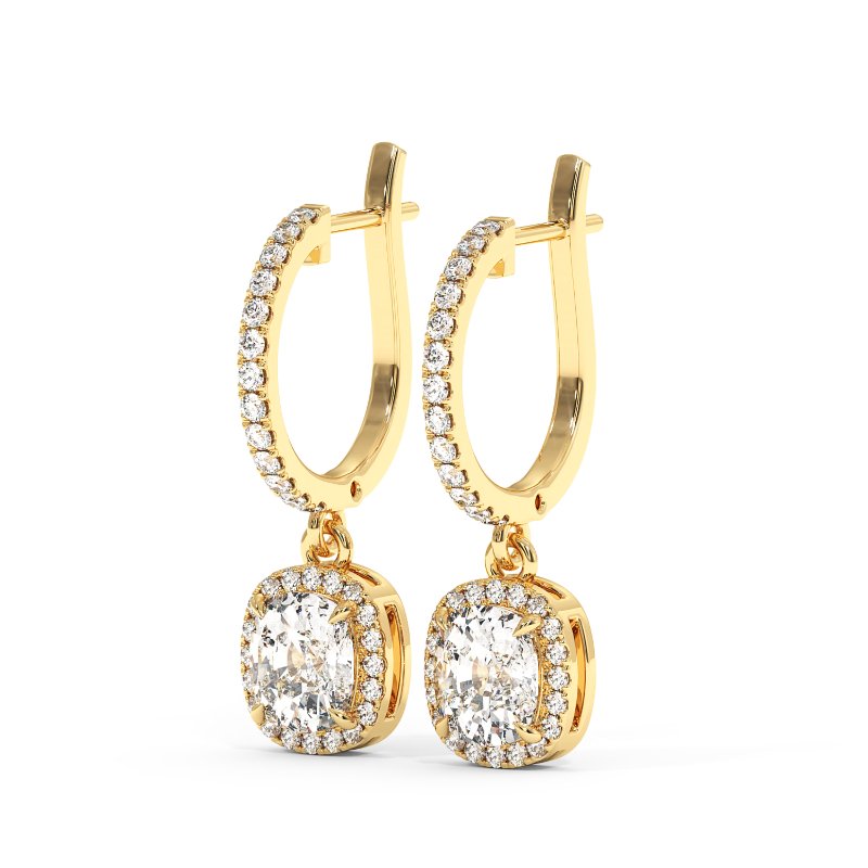 9K Yellow Gold Helena Earrings