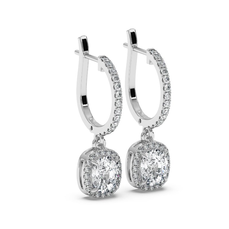 Platinum Helena Earrings