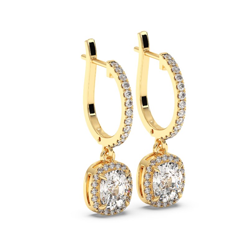 9K Yellow Gold Helena Earrings