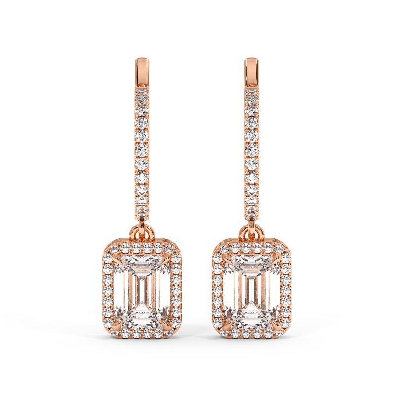 9K White Gold Helena Earrings