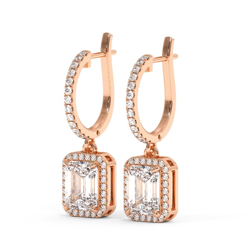 9K Rose Gold Helena Earrings