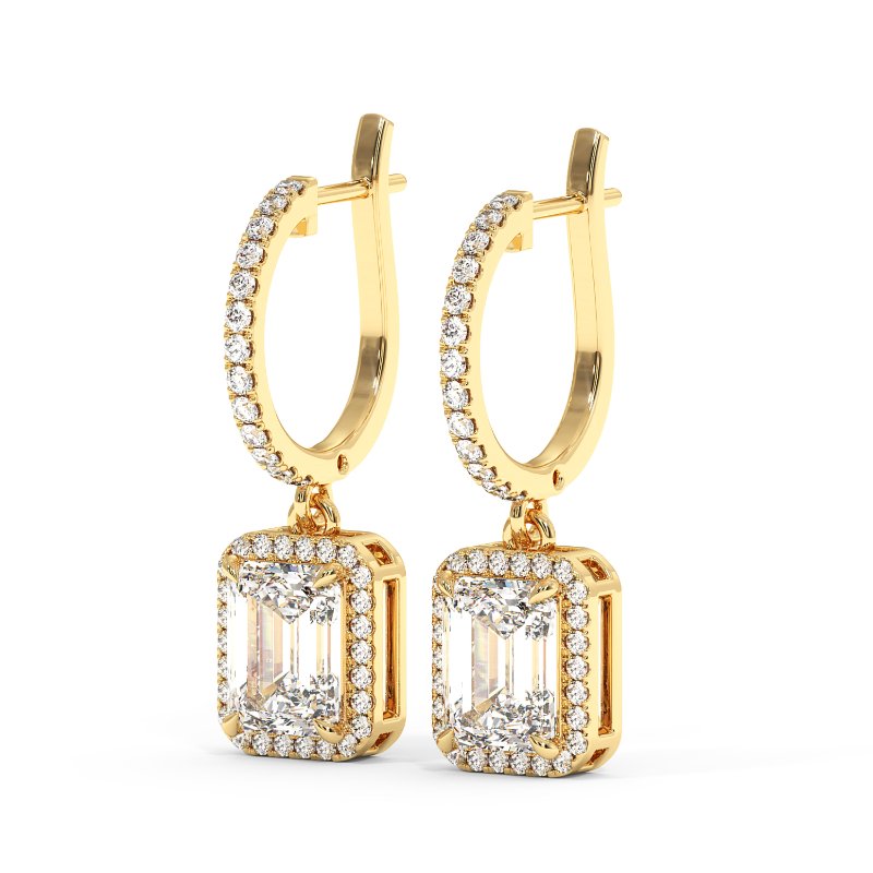 9K Yellow Gold Helena Earrings