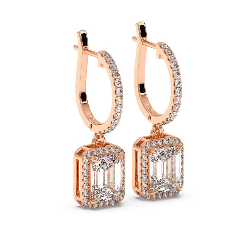9K Rose Gold Helena Earrings