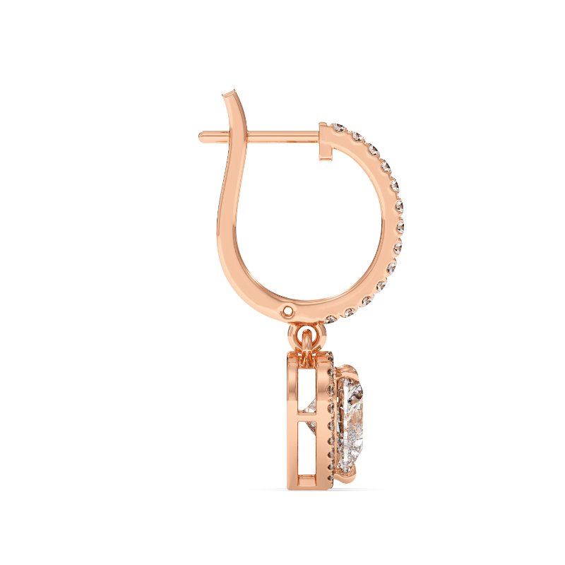 9K Rose Gold Helena Earrings