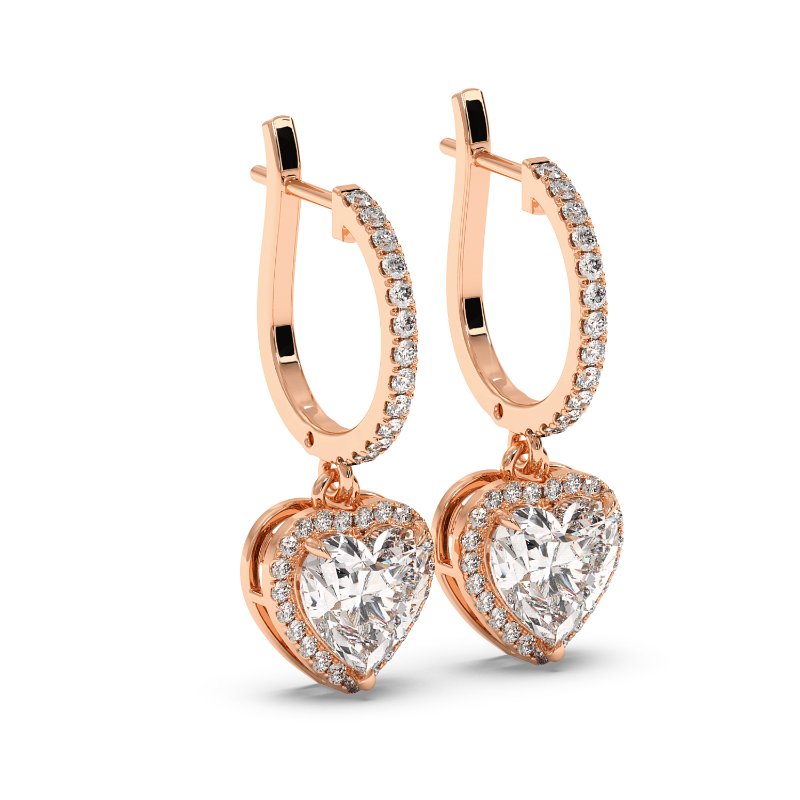 9K Rose Gold Helena Earrings