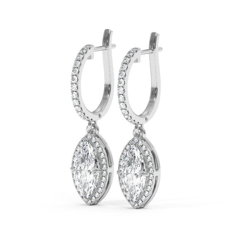 Platinum Helena Earrings