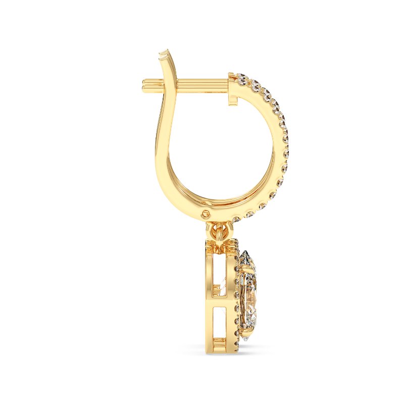 9K Yellow Gold Helena Earrings