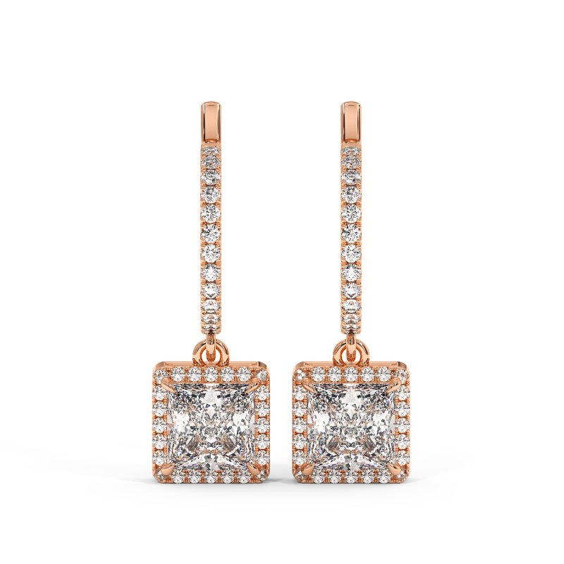 9K White Gold Helena Earrings