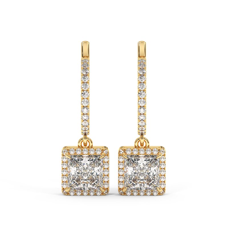 9K White Gold Helena Earrings