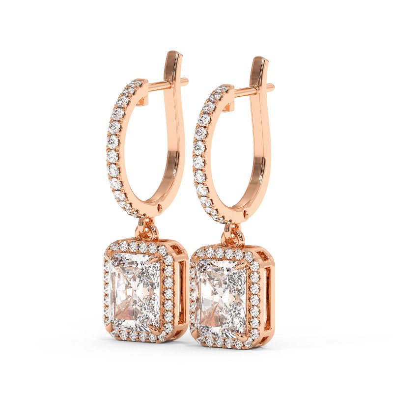 18K Rose Gold Helena Earrings