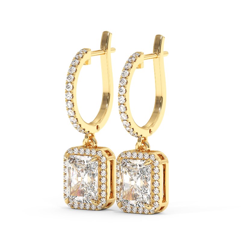 9K Yellow Gold Helena Earrings