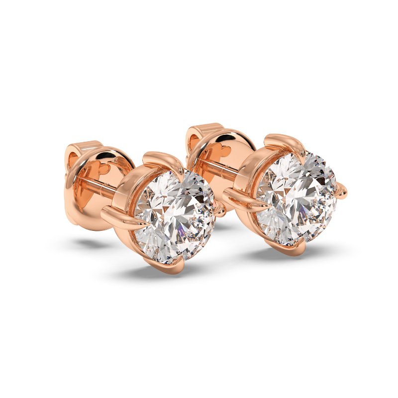 9K Rose Gold Georgia Earrings