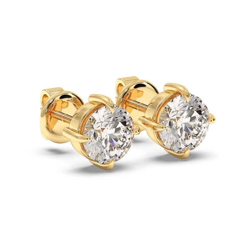 9K Yellow Gold Georgia Earrings