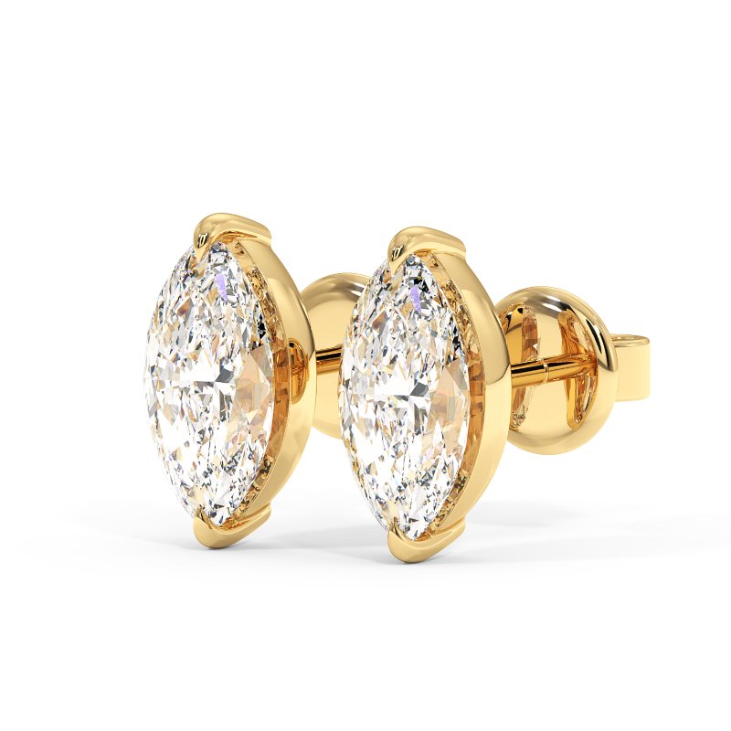 9K Yellow Gold Georgia Earrings