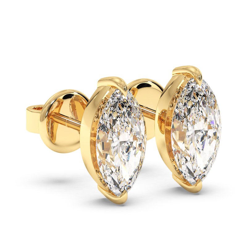9K Yellow Gold Georgia Earrings