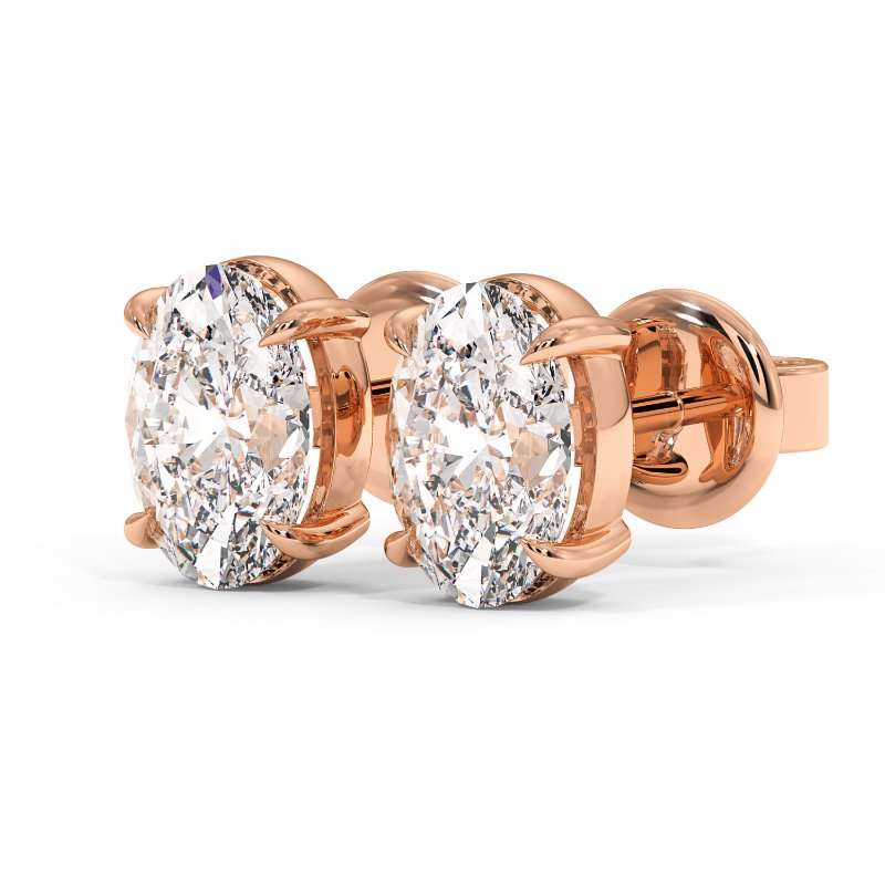 9K Rose Gold Georgia Earrings