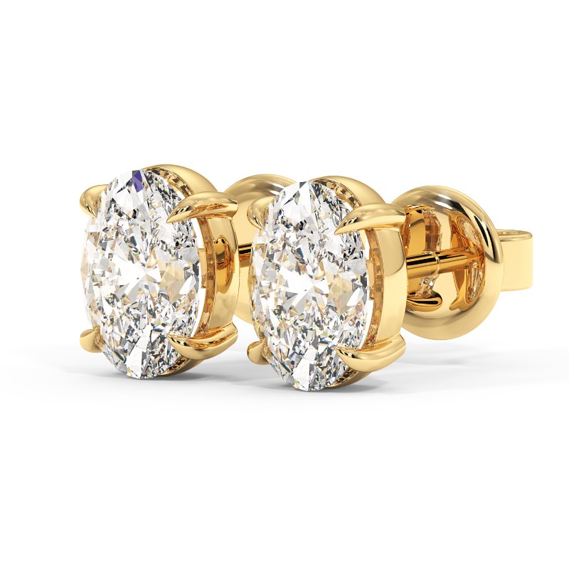 9K Yellow Gold Georgia Earrings