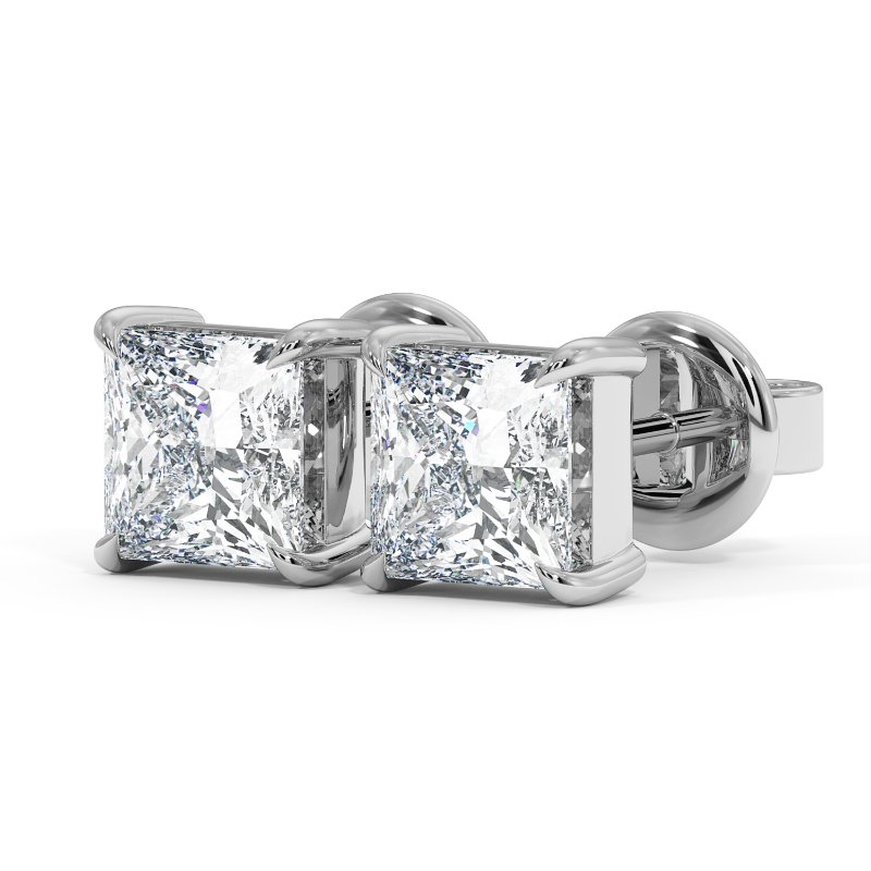 9K White Gold Georgia Earrings