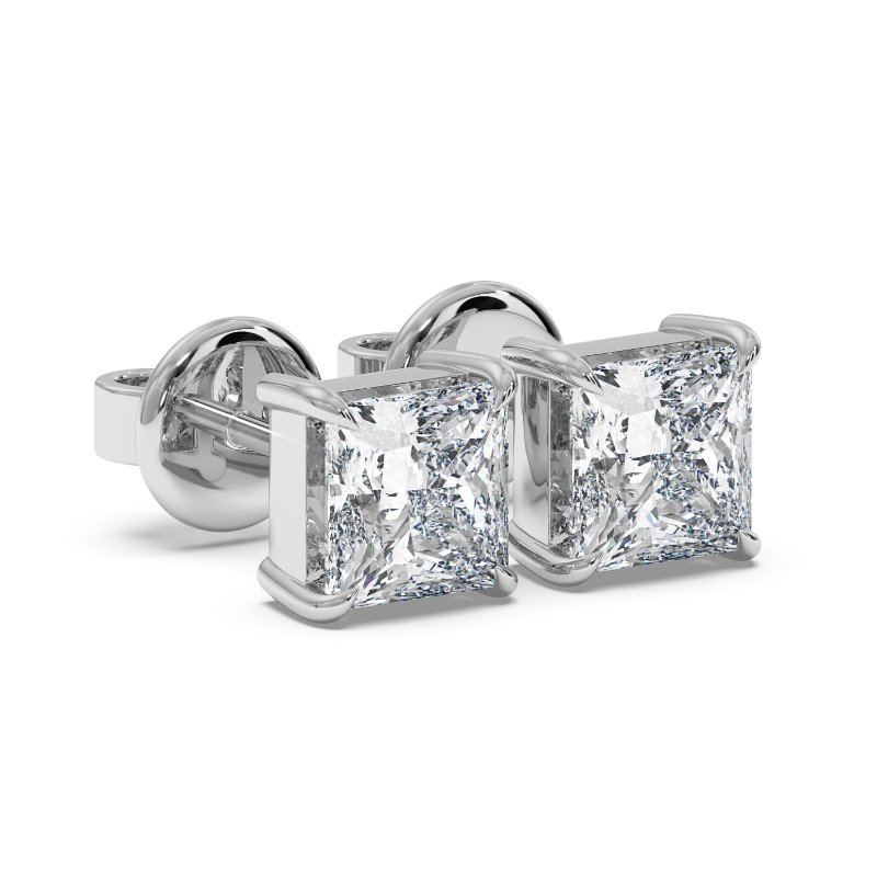 9K White Gold Georgia Earrings