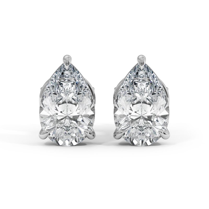 9K White Gold Georgia Earrings