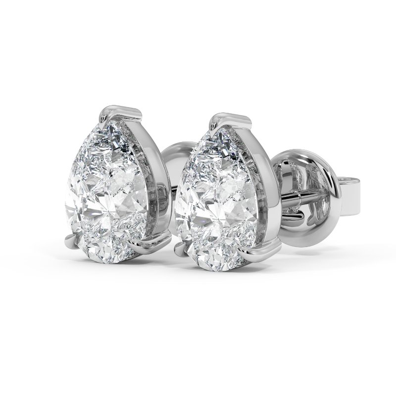 9K White Gold Georgia Earrings