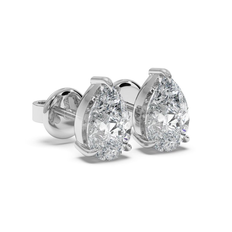 9K White Gold Georgia Earrings