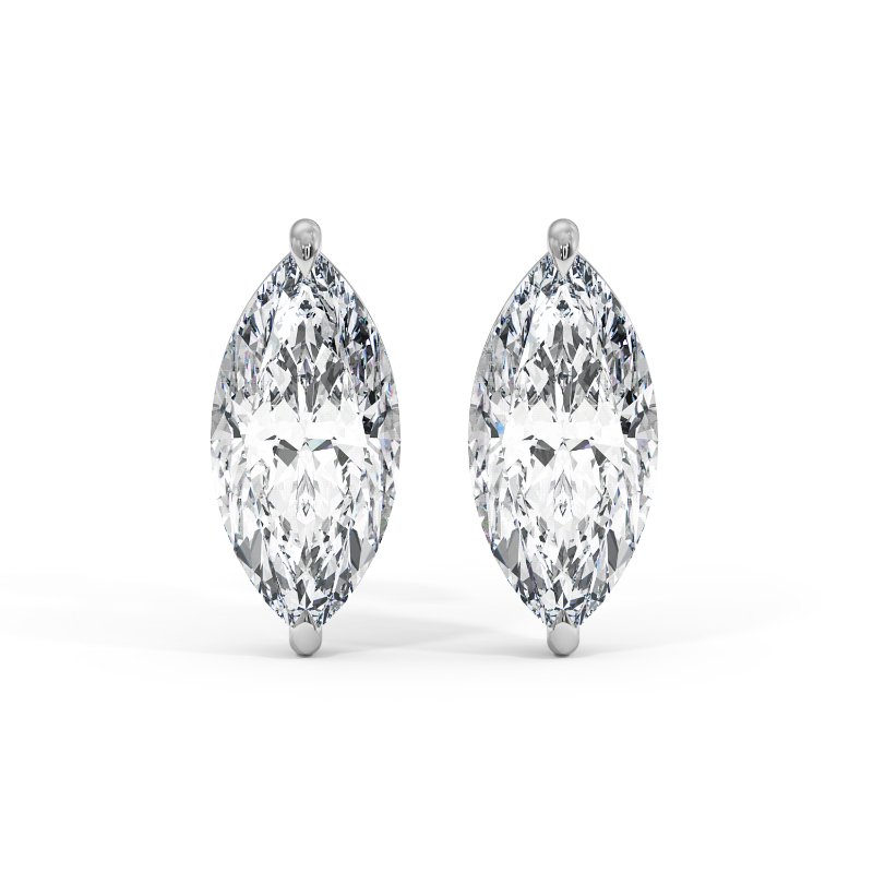 9K White Gold Savannah Earrings