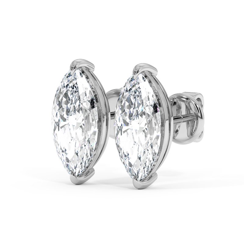 9K White Gold Savannah Earrings