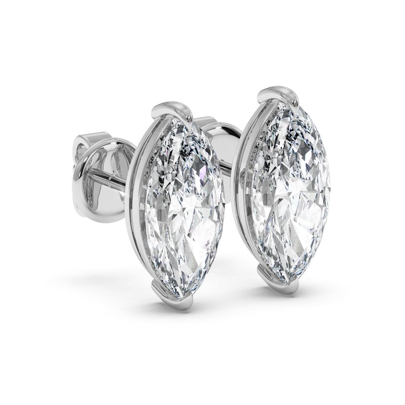 9K White Gold Savannah Earrings