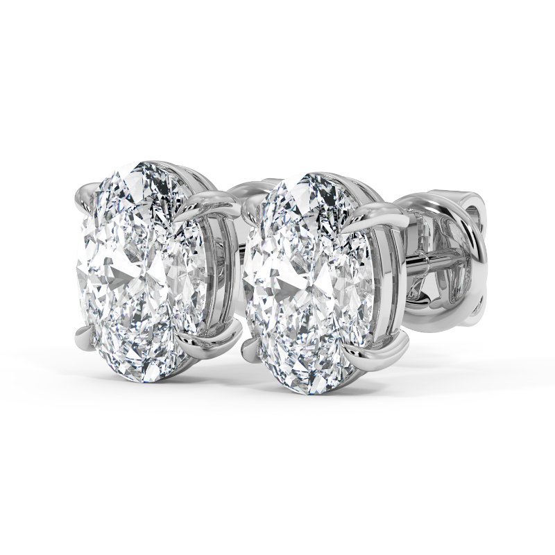 18K White Gold Savannah Earrings