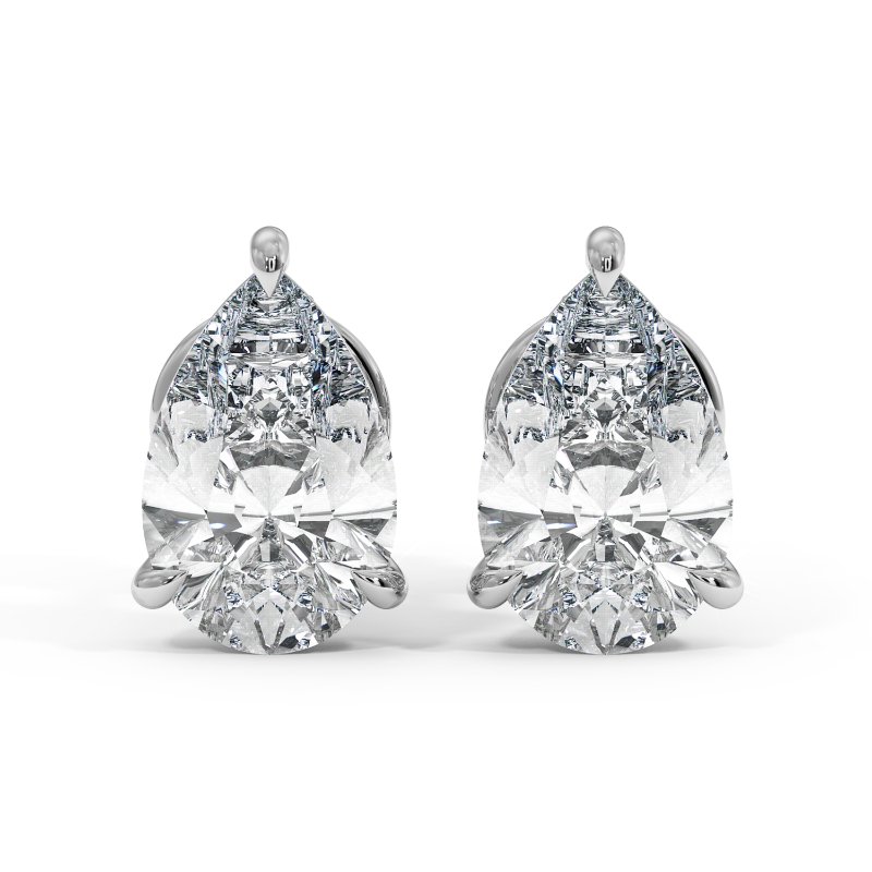 9K White Gold Savannah Earrings