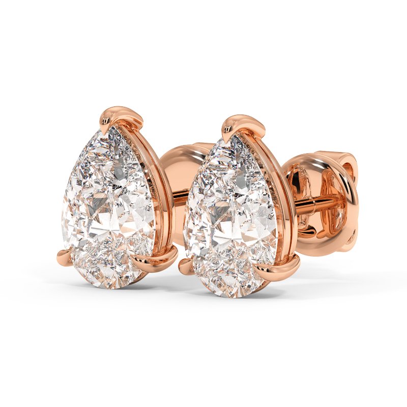 9K Rose Gold Savannah Earrings