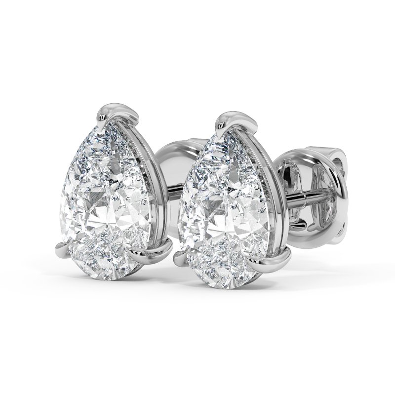9K White Gold Savannah Earrings