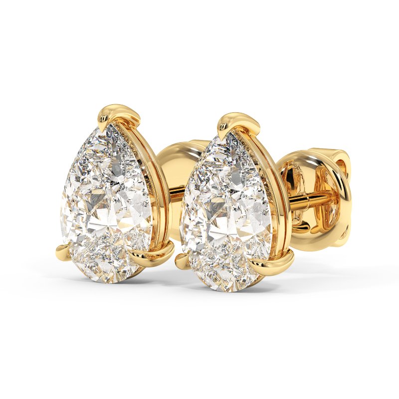 9K Yellow Gold Savannah Earrings