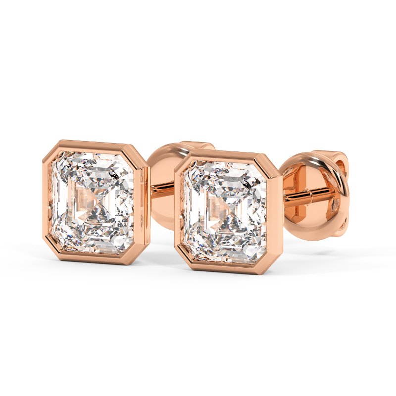 9K Rose Gold Charlotte Earrings