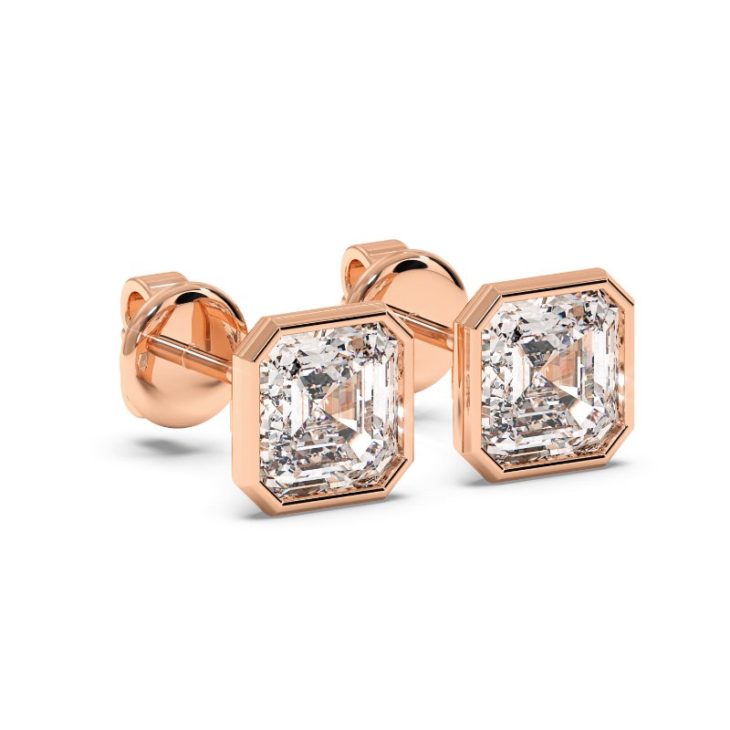 9K Rose Gold Charlotte Earrings