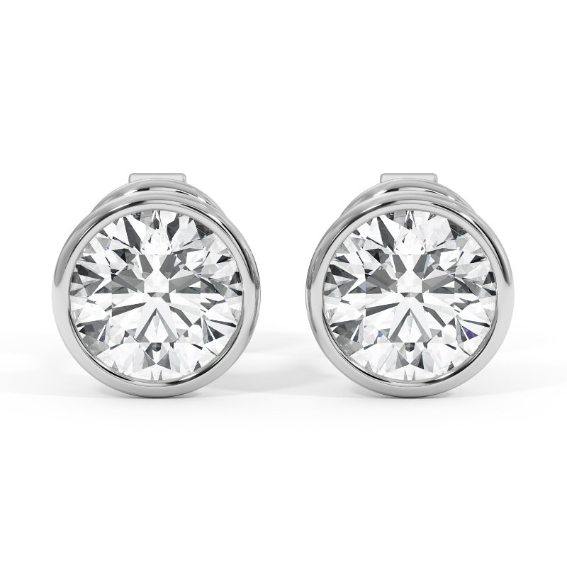 9K White Gold Charlotte Earrings