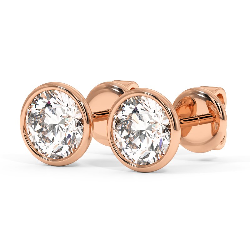 9K Rose Gold Charlotte Earrings