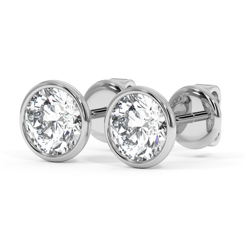 9K White Gold Charlotte Earrings