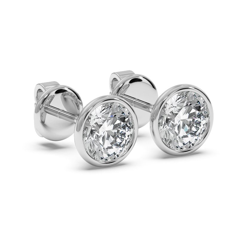 9K White Gold Charlotte Earrings