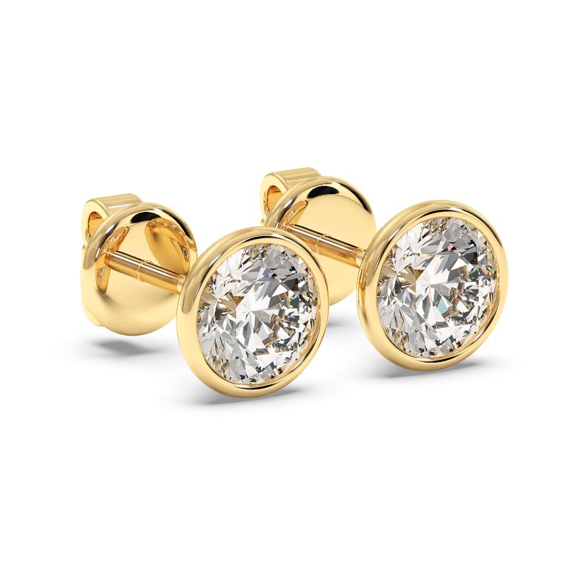 9K Yellow Gold Charlotte Earrings