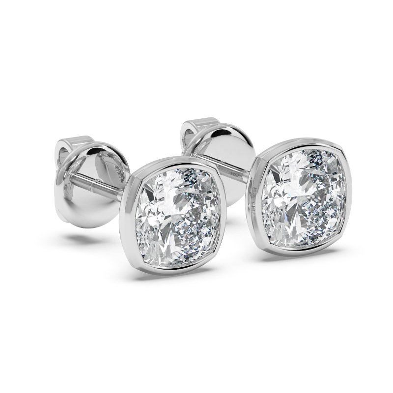 9K White Gold Charlotte Earrings