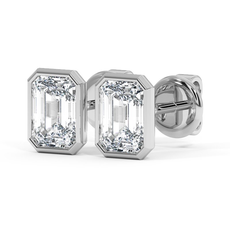9K White Gold Charlotte Earrings