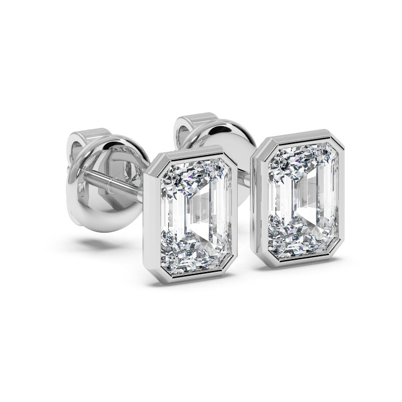 9K White Gold Charlotte Earrings